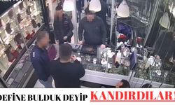 'Define bulduk' mizanseniyle dolandırdılar