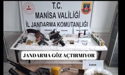 Manisa jandarmasından 2 ilçede eş zamanlı operasyon