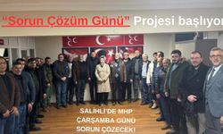 SALİHLİ MHP SORUN ÇÖZÜM GÜNÜ YAPACAK