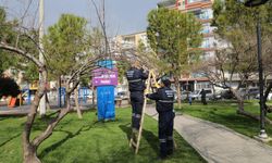 Şehzadeler'de park ve bahçelerde bakım çalışmaları sürüyor