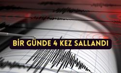 Bir günde 4 kez sallandı