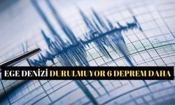 Ege denizi durulmuyor 6 deprem daha