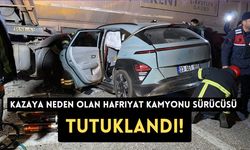 Kazaya neden olan hafriyat kamyonu sürücüsü tutuklandı