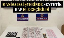 Manisa'da işyerinde sentetik hap ele geçirildi