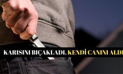 Karısını bıçakladı, kendi canını aldı