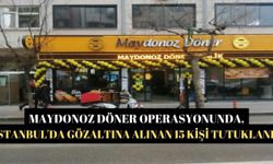 Maydonoz Döner operasyonunda, İstanbul'da gözaltına alınan 15 kişi tutuklandı