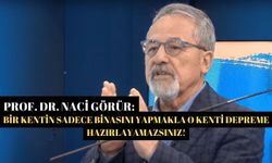 Prof. Dr. Naci Görür deprem hakkında uyarılarda bulundu