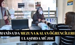 Manisa'da mezuna kalan öğrencilere ulaşımda müjde