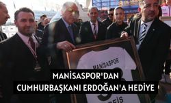 Manisaspor'dan Cumhurbaşkanı Erdoğan'a hediye