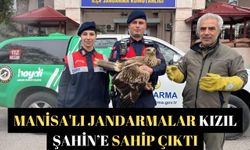 Manisa'lı jandarmalar Kızıl Şahin’e sahip çıktı