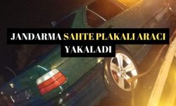 Jandarma sahte plakalı aracı yakaladı