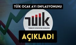 TÜİK ocak enflasyonu açıkladı