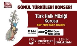 Yunusemre THM korosu ‘Gönül Türküleri’ni seslendirecek