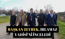 Başkan Zeyrek, Irlamaz Vadisi’ni inceledi