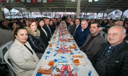 Gölmarmara'da 2 bin kişilik iftar sofrası