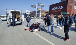 Otomobilin 13 yaşındaki çocuğa çarptığı kaza kamerada