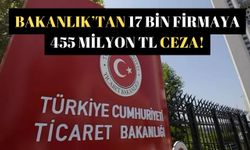 Bakanlık'tan 17 bin firmaya 455 milyon TL CEZA!