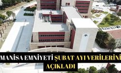 Manisa emniyeti şubat ayı verilerini açıkladı