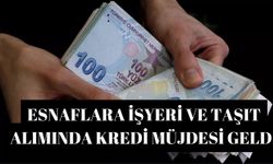 Esnaflara işyeri ve taşıt alımında kredi müjdesi geldi