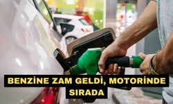 Benzine zam geldi, motorinde sırada