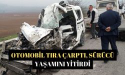 Otomobil tıra çarptı, sürücü yaşamını yitirdi