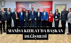 Manisa Kızılay'da Başkan değişmedi