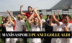 Manisaspor 3 puanı 3 golle aldı