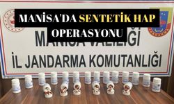 Manisa'da sentetik hap operasyonu