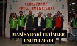 Manisa'daki yetimler unutulmadı