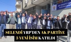 Selendi YRP'den AK Partiye 3 yeni isim katıldı