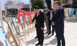 Selendi’de şehitler için sergi açıldı