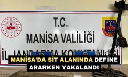 Manisa’da sit alanında define ararken yakalandı