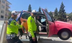 Kula’da emniyet kemerinin önemi simülasyon aracı ile anlatıldı