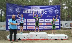Akhisarlı bisikletçiler Ankara'da zirvede yer aldı