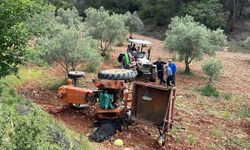 Devrilen traktörün altında kalan yaşlı kadın hayatını kaybetti