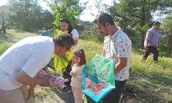 Sarıgöl'de gökyüzü uçurtmalarla renklendi