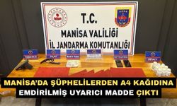 Manisa’da şüphelilerden A4 kağıdına emdirilmiş uyarıcı madde çıktı