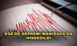 Ege'de deprem! Manisada da hissedildi