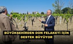 Büyükşehirden Don felaketi için destek büyüyor