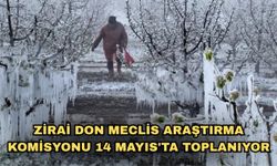 Zirai Don Meclis Araştırma Komisyonu 14 Mayıs'ta toplanıyor