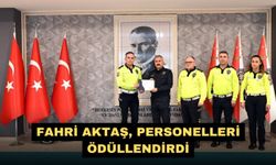 Fahri Aktaş, personelleri ödüllendirdi