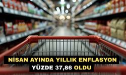 Nisan ayında yıllık enflasyon yüzde 37,86 oldu