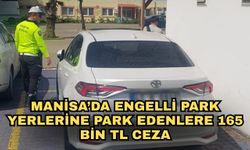 Manisa’da engelli park yerlerine park edenlere 165 bin TL ceza