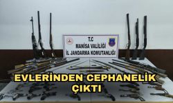 Evlerinden cephanelik çıktı