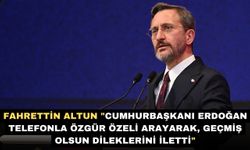 Fahrettin Altun" Cumhurbaşkanı Erdoğan telefonla Özgür Özeli arayarak, geçmiş olsun dileklerini iletti"