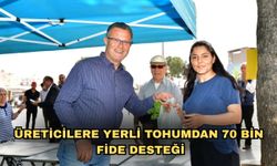Üreticilere yerli tohumdan 70 bin fide desteği