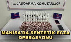 Manisa'da sentetik ecza operasyonu
