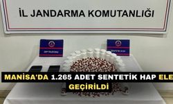 Manisa'da 1.265 adet sentetik hap ele geçirildi