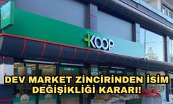 Dev market zincirinden isim değişikliği kararı!