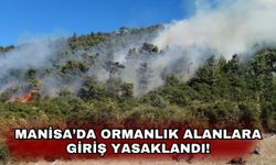 Manisa’da ormanlık alanlara giriş yasaklandı!